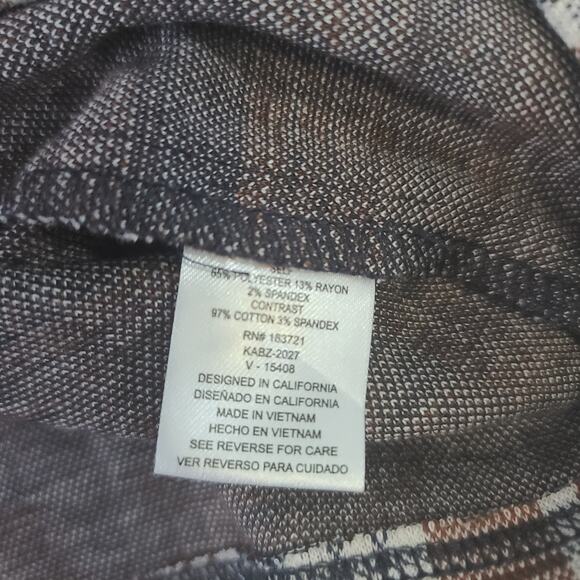 Kingston Grey Schoolgirl bodycon brown plaid dress Size Large Academia Preppy - Picture 6 of 9